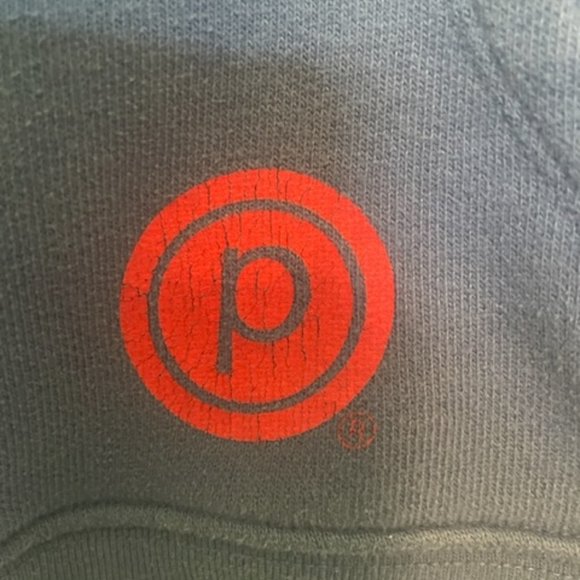 Pure Barre blue and red "classic" style hoodie. Size L. - Picture 4 of 7